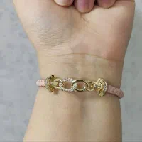 دستبند چرم زنانه