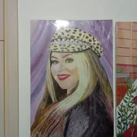 تابلو بوم پنجاده در هفتاد نقاشی کار دست