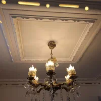 لوستر|لوستر و چراغ آویز|قم, شاه سید علی|دیوار