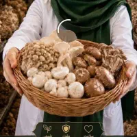 تولید قارچ  شیتاکه،گانودرما، یال شیر،عصاره