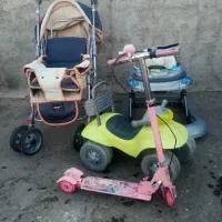 کالسکه روروءک اسکوتر و ماشین