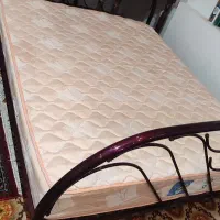 تخت دونفره فلزی با تشک