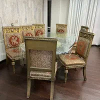 مبلمان ۶ نفره و میز ناهارخوری ۸ نفره هخامنشی|مبلمان خانگی و میز عسلی|رامسر, |دیوار