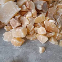 سنگ نمک نارنجی نمک زرد و نارنجی