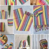 تن پوش و حوله نخی، دستمال و سفره های نخی