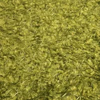 فرش ریش ریشی سبز و زرد رنگ 150*225 سانت