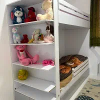 تخت دو طبقه|تخت و سرویس خواب|گلبهار, شهر جدید گلبهار|دیوار