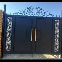 درب مجتمع ساختمانی شیک درب حیاطی باغی