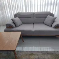 سرویس چوب کامل تخت، مبل ،آینه دلاور میز tv