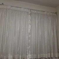 تعدادی پرده حریر و تور و پارچه پرده دوخته نشده|پرده، رانر، رومیزی|پردیس, فاز ۳|دیوار