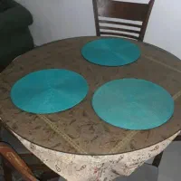 میز گرد چوبی ۴ نفره