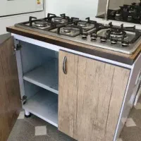 اجاق گاز تنوع رنگنبدنی کابینت آشپزخانه
