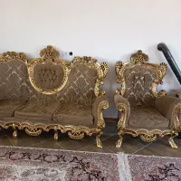 مبل استیل ۹ نفره با چون راش