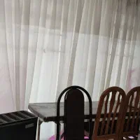 ۲۰ متر پرده تریگالت مدل چروک شیری رنگ عرض ۳ متر|پرده، رانر، رومیزی|کرج, کوی کارمندان جنوبی|دیوار