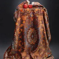 فرش نیمه کاره تمام ابریشم