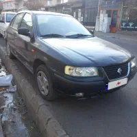 سمند مشکی دوگانه|خودرو سواری و وانت|مشگین شهر, |دیوار