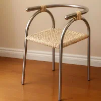 صندلی مینیمال دستبافت