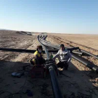 جوشکاری لوله های پلی اتلین چاه موتور موتور خانه
