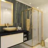 کابین دوش دور دوشی پارتیشن شیشه ای