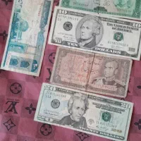 باسلام ۲ تا دلار کلکسیونی ۱۰ و۲۰ دلاری|کلکسیون سکه، تمبر، اسکناس|شهریار, شهریار|دیوار