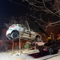 نیسان جرثقیل دکل دار عنکبوتی ، یدک کش امداد خودرو