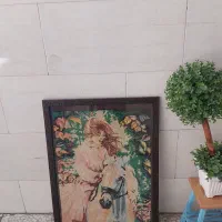 تابلو کوبلن گوبلن لیلی مجنون بانوی اسب سوار قدیمی|کلکسیون اشیاء عتیقه|تهران, جیحون|دیوار