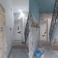 نقاشی ساختمان، کناف،درب و پنجره و تعمیرات ساختمانی|خدمات پیشه و مهارت|مرودشت, فاز اول شهرک فرهنگیان|دیوار