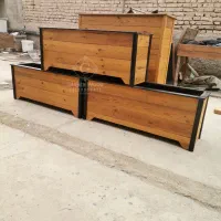 فلاورباکس چوبی، روف گاردن، دکوراسیون