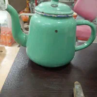 قوری لعابی/شیرینی خوری ورشو/متر صلیبی سویسی|کلکسیون اشیاء عتیقه|ملایر, |دیوار