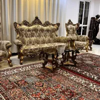 مبلمان سلطنتی ۷ نفره|مبلمان خانگی و میز عسلی|تنکابن, |دیوار