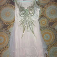 لباس مجلسی عروسکی کوتاه کارشده