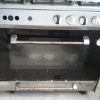 فروش  یک عدد گاز ۵ شعله استیل  کار کرده