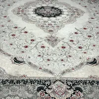 دو تخته فرش 9 متری نقره ای