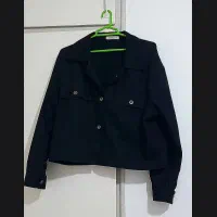 کت کتان فری سایز قد ۵۵ ،۵۶