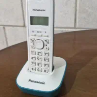 تلفن بیسیم ۱۶۱۱ پاناسونیک و رومیزی پاناسونیک سفید|تلفن رومیزی|قم, تولید دارو و یخچال|دیوار