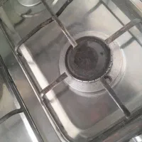 اجاق گاز پنج شعله طرح فر.صفحه استیل