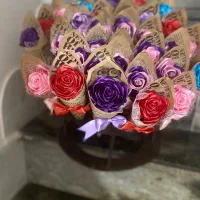 گل ربانی تک‌شاخه|گل مصنوعی|رشت, جانبازان|دیوار