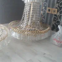 ۲ عدد لوستر سالنی بزرگ|لوستر و چراغ آویز|همدان, |دیوار