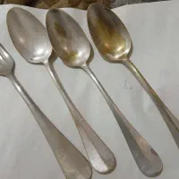 قاشق آنتیک روکش نقره