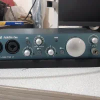 میکروفن at2020 و کارت صدا و لوازم استودیو|آلات موسیقی|اصفهان, قهجاورستان|دیوار