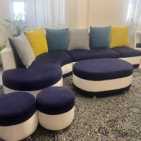 مبل ۶ نفره با میزوسط