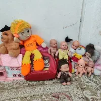12عدد عروسک با دو عدد کیف