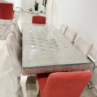 ست مبل ۸ نفره و میز ناهار خوری ۸ نفره و ۱۰ صندلی|مبلمان خانگی و میز عسلی|آمل, |دیوار