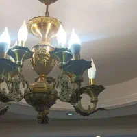 لوستر برنز ده شاخه
