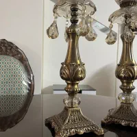 شمعدان برنز دو تا|لوستر و چراغ آویز|تهران, نارمک|دیوار