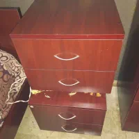 تخت  دونفره با دوتا پاتختی|تخت و سرویس خواب|تهران, سردارجنگل|دیوار