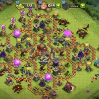 کلش تان ۱۰ درحال ساخت به ۱۱ لول ۵۵