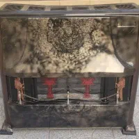 بخاری گازی طرح شومینه