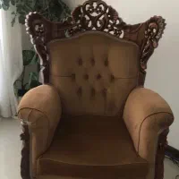 مبل  استیل /کلاسیک/ چوب راش  دو  عدد  نو  نو