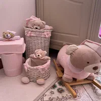 ست اتاق کودک شامل راکرسبدلباسولوسیون سطلوجادستمالی